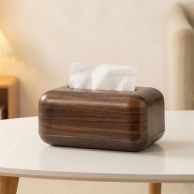 Pattern Tissue Paper - Wooden Pattern Tissue Box Minimalist Style