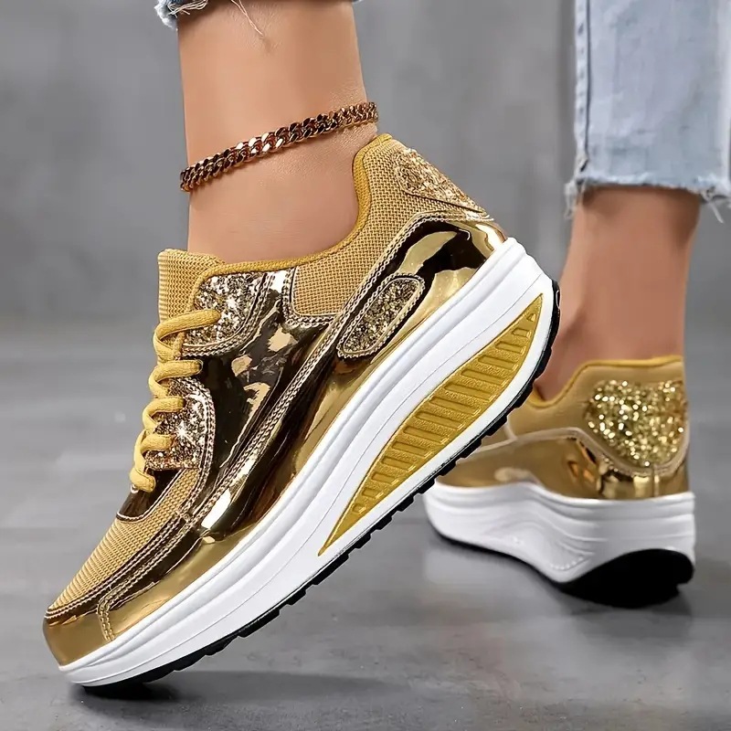 Sewing Net - Women's Flat Mesh Sports Shoes Spring