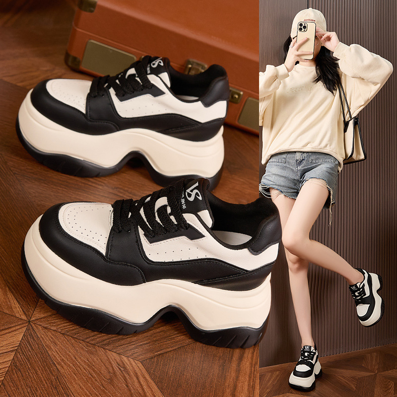 8cm Platform White Sneakers Wo - đánh giá và giá Sewing Fleece