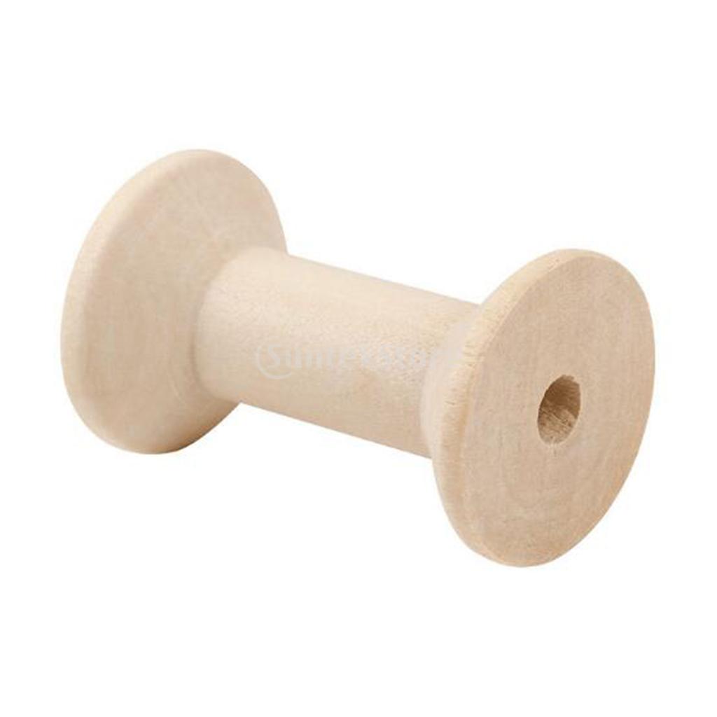 20pcs Wooden Bobbins Thread Sp - đánh giá và giá Thread Bobbins Empty
