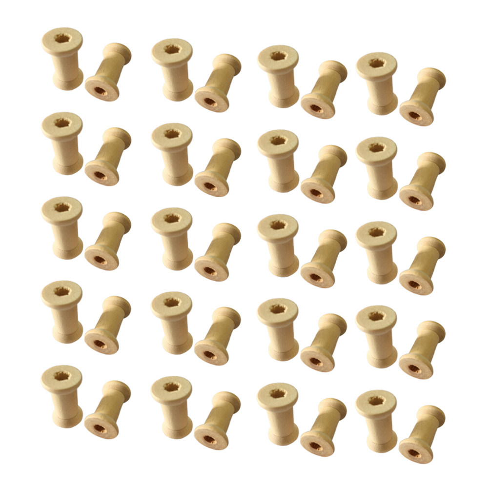 60 Pcs Bobbins Sewing Natural  - đánh giá và giá Thread Bobbins Empty