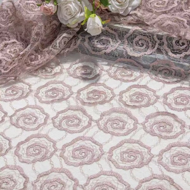 Embroidered Tulle Lace Trim Fa - đánh giá và giá Sewing Fabric