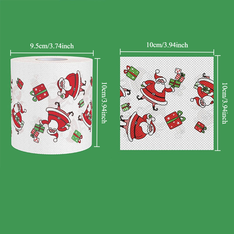 Christmas Cartoon Toilet Paper - đánh giá và giá Pattern Tissue Paper