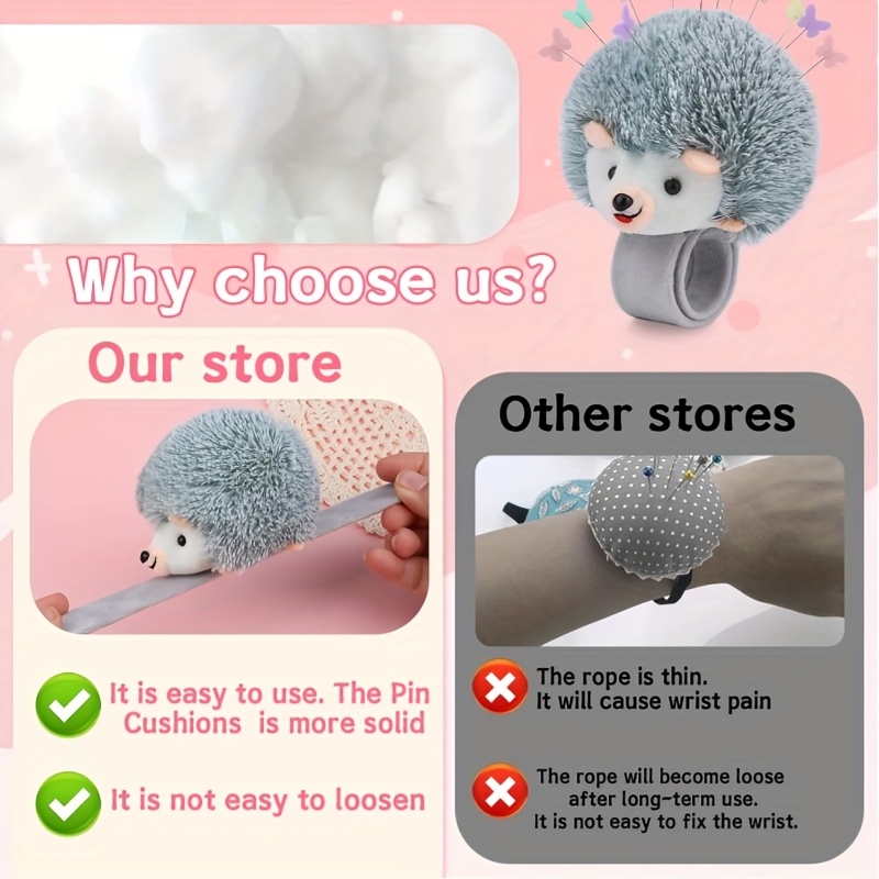Hedgehog Wrist Pins Cushions f - đánh giá và giá Sewing Pin Cushion