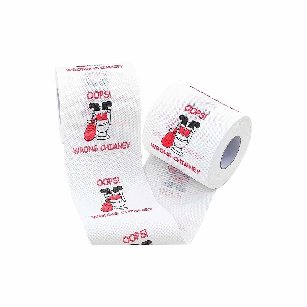 Santa Printed Christmas Toilet - đánh giá và giá Pattern Tissue Paper