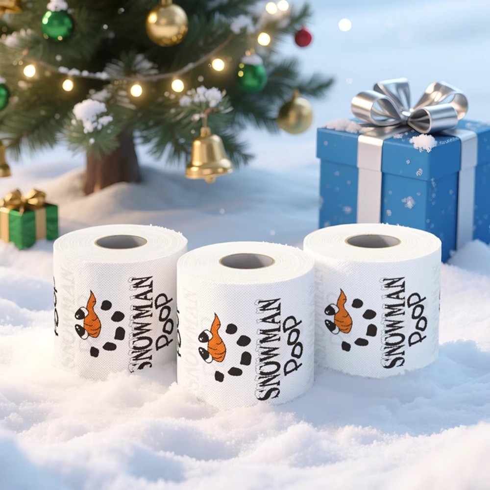 Santa Printed Christmas Toilet - đánh giá và giá Pattern Tissue Paper