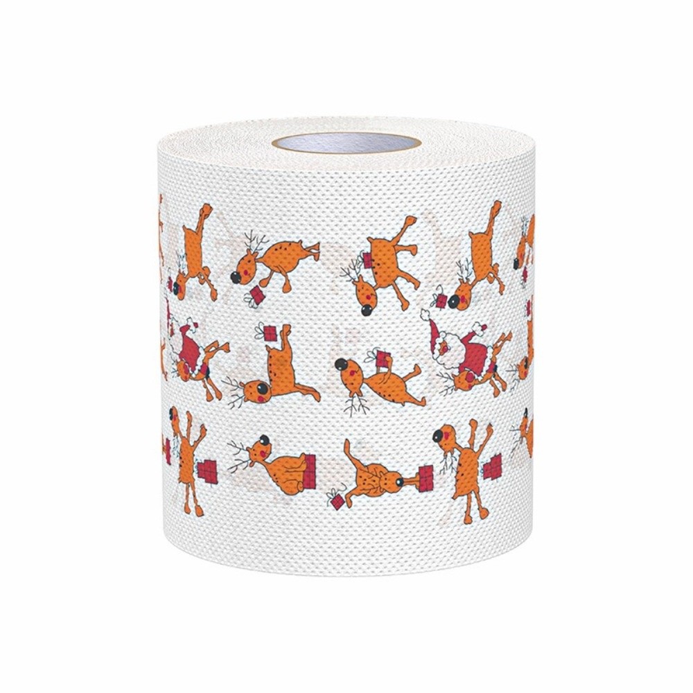 Santa Printed Christmas Toilet - đánh giá và giá Pattern Tissue Paper