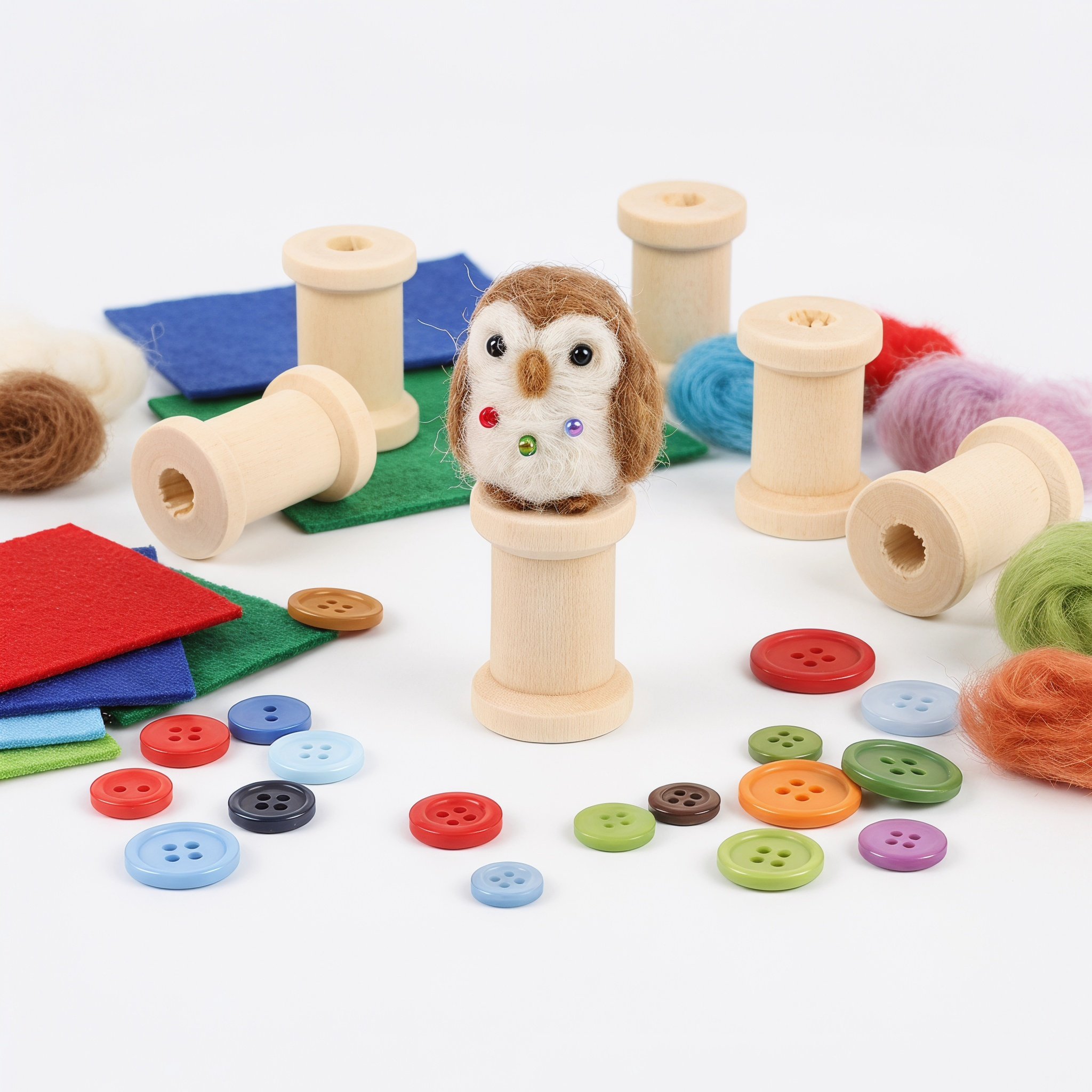100Pcs Empty Wooden Spools 0.7 - đánh giá và giá Thread Bobbins Empty