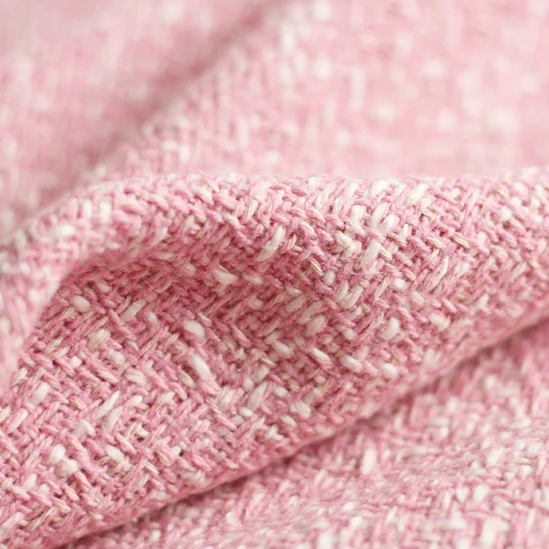 Redraspberry 145cm Pink White  - đánh giá và giá Sewing Tweed Fabric