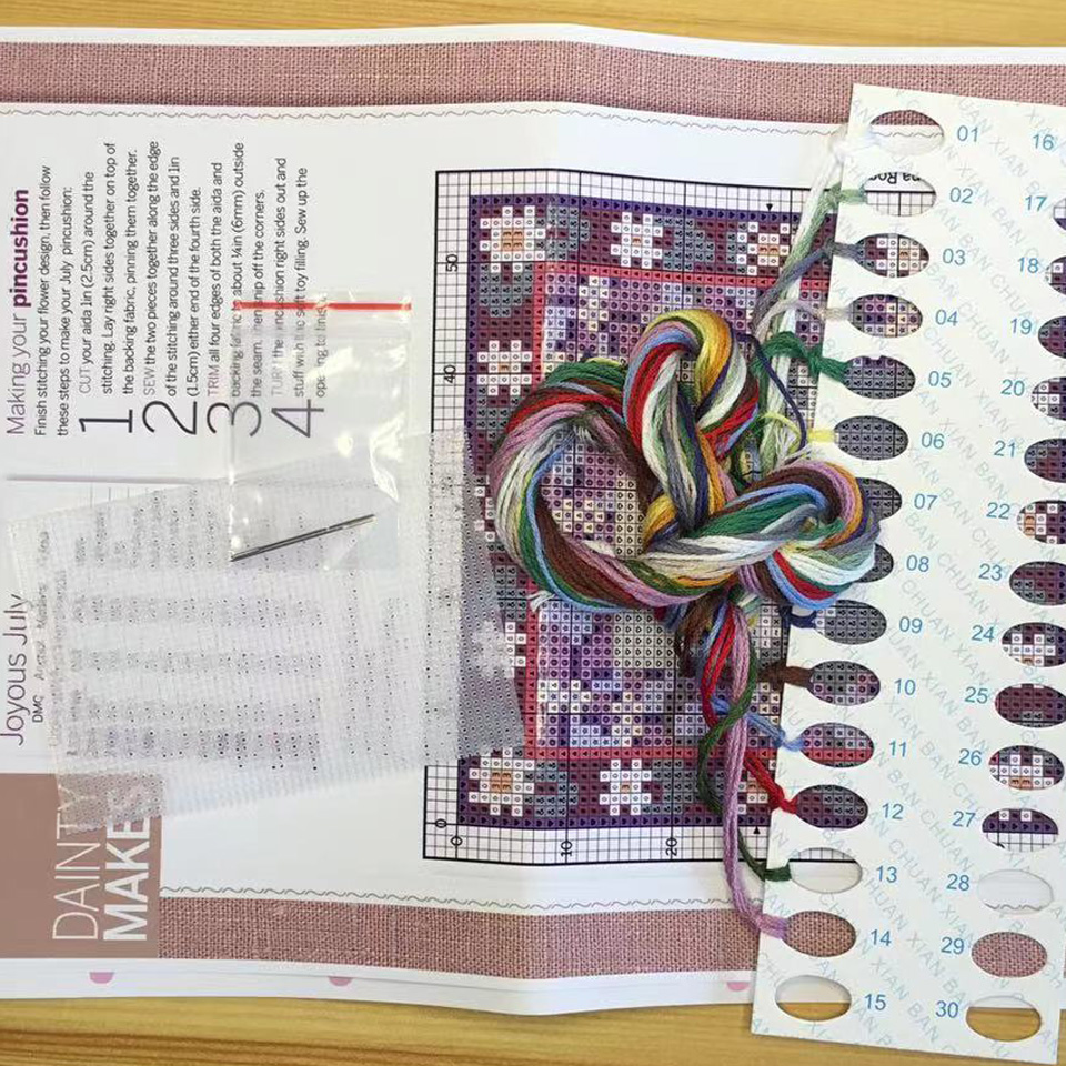 ZC170 Cross stitch kits Cross- - đánh giá và giá Sewing Pin Cushion