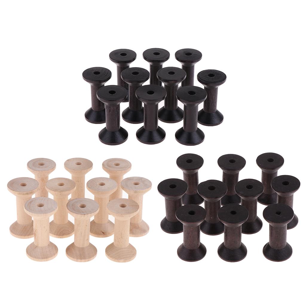 Smooth Vintage Wood Spools Emp - đánh giá và giá Thread Bobbins Empty