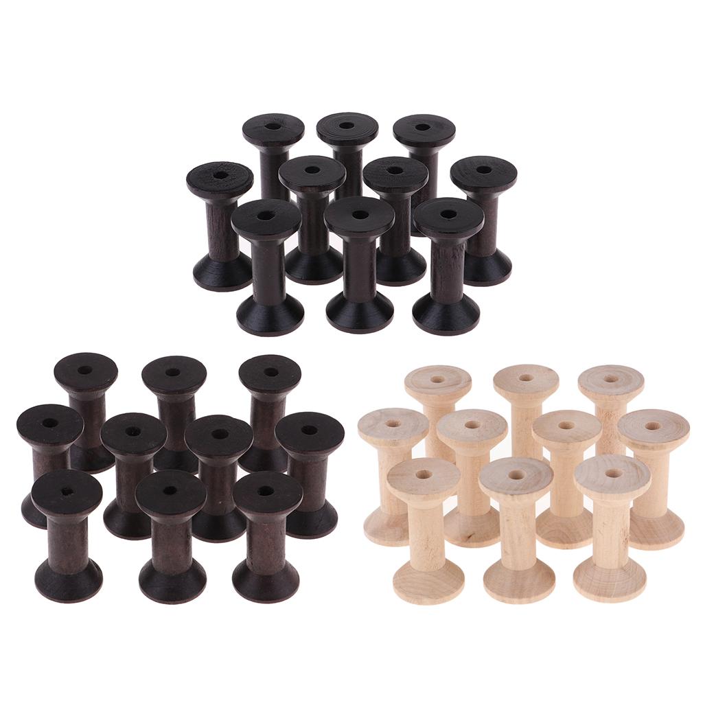 Smooth Vintage Wood Spools Emp - đánh giá và giá Thread Bobbins Empty