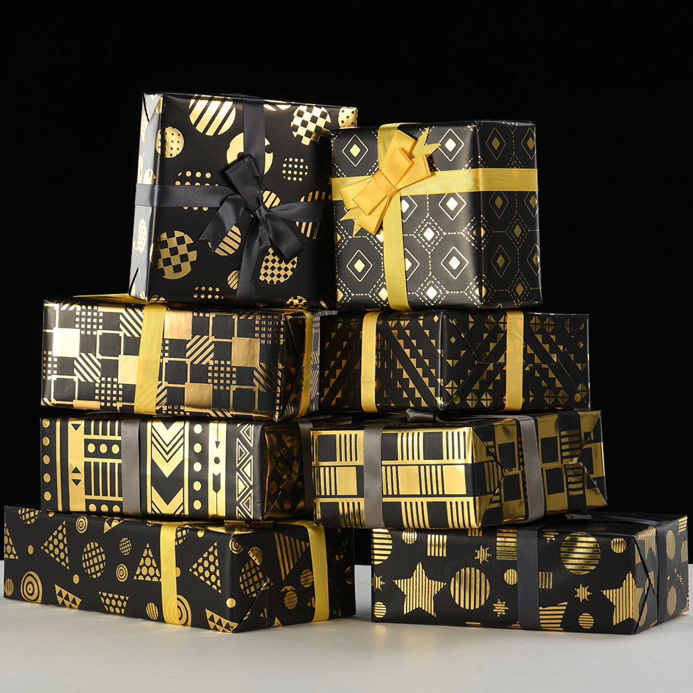 8 Pcs 50 X 70cm Gift Metallic  - đánh giá và giá Pattern Tissue Paper