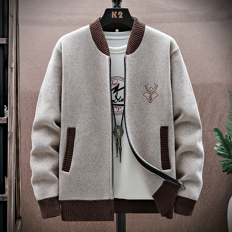 Men Cardigan Knitted Sweaterco - đánh giá và giá Sewing Jackets