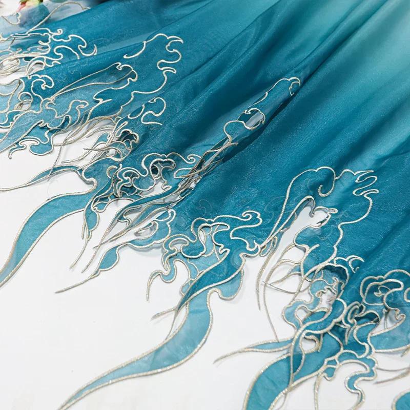 Chinese Style Embroidery Lotus - đánh giá và giá Sewing Fabric