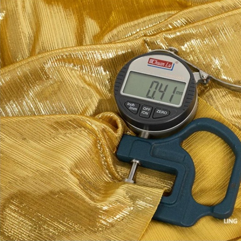 Golden Yellow Ribbed Knit Fabr - đánh giá và giá Sewing Fabric