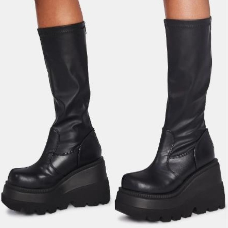 Women's Platform Boots Punk Mi - đánh giá và giá Sewing Cotton