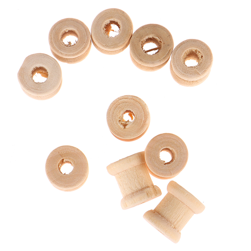 100PCS Wooden Empty Thread Spo - đánh giá và giá Thread Bobbins Empty