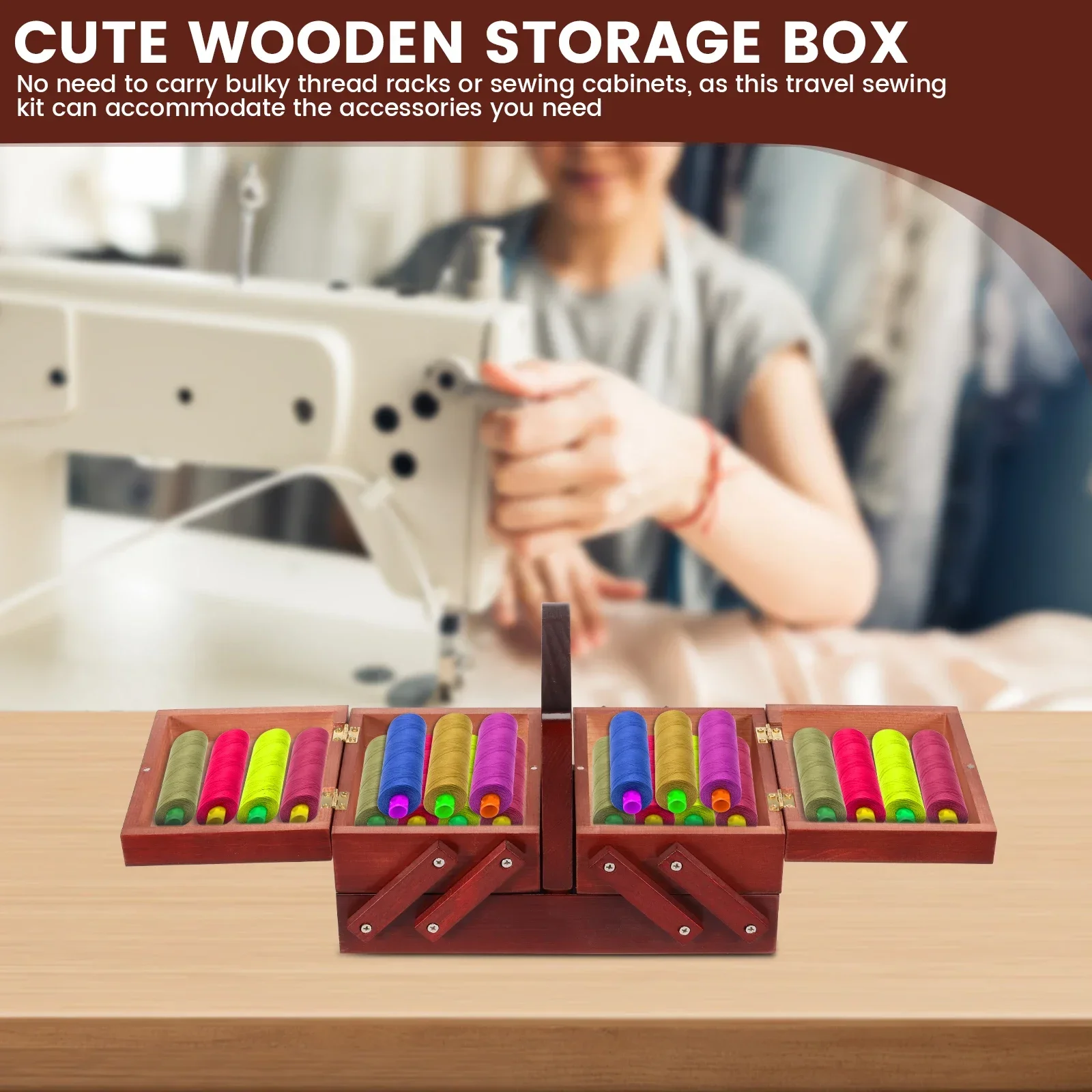 Expandable Sewing Thread Box W - đánh giá và giá Thread Bobbins Empty