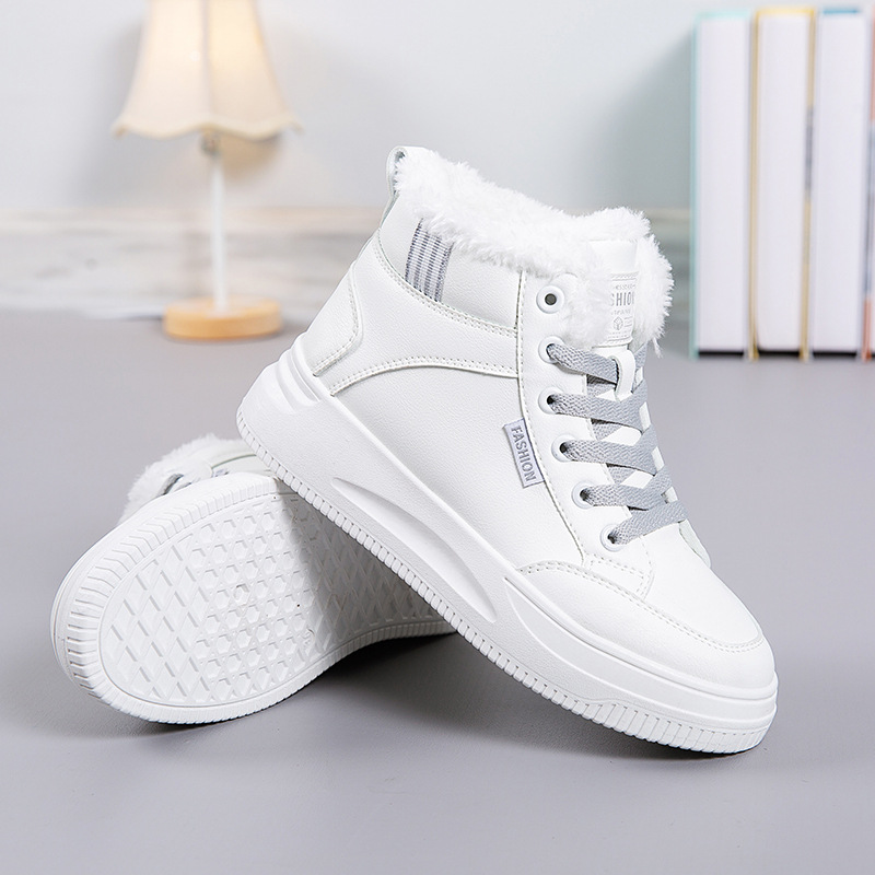 White Shoes Women's 2025 Winte - đánh giá và giá Sewing Cotton
