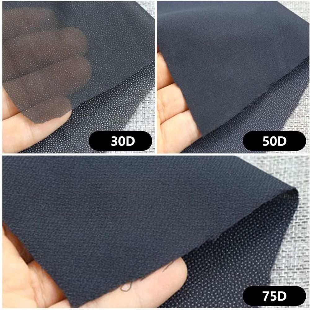 30D/50D /75D Polyester Iron-On - đánh giá và giá Interfacing Iron On