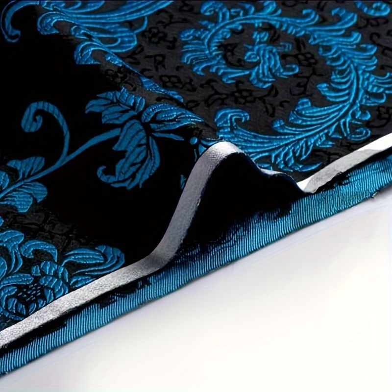 3D Blue Phoenix Tail Brocade F - đánh giá và giá Sewing Fabric