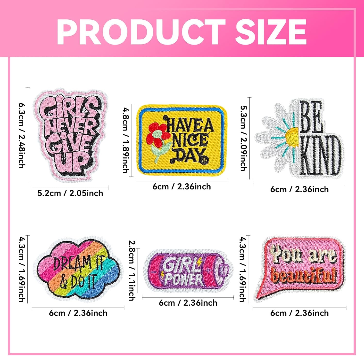 25Pcs Phrase Iron on Patches f - đánh giá và giá Sewing Jackets