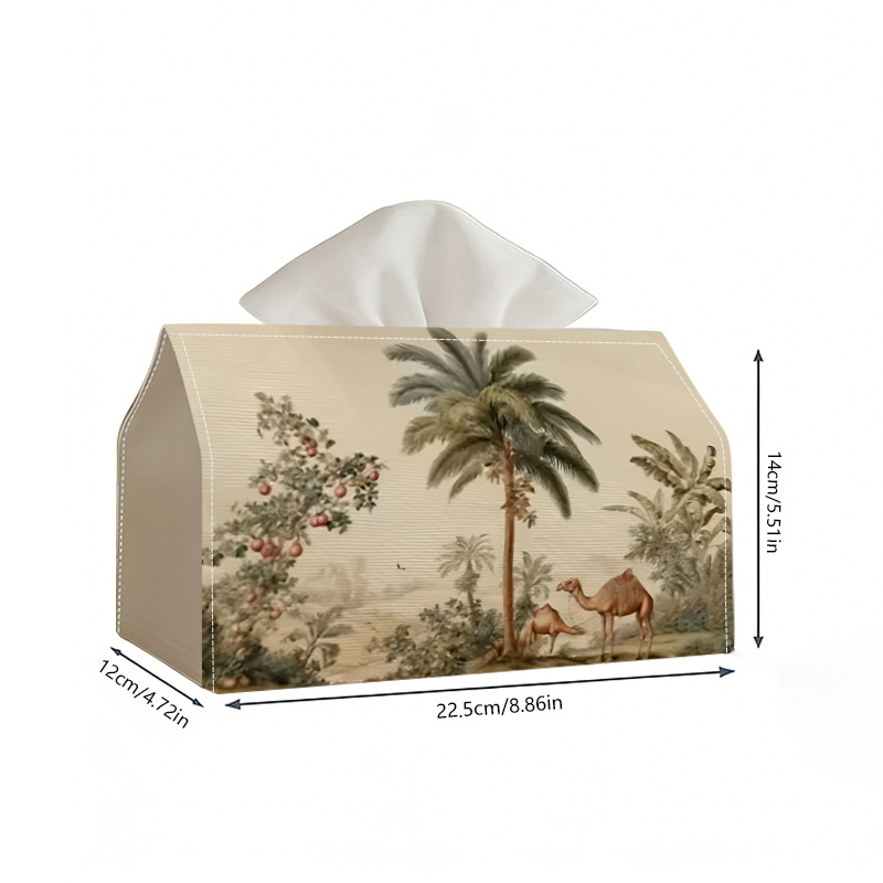 1pc Coconut Tree & Camel Patte - đánh giá và giá Pattern Tissue Paper