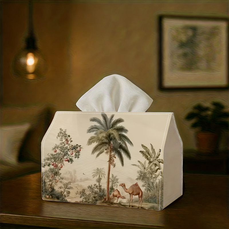 1pc Coconut Tree & Camel Patte - đánh giá và giá Pattern Tissue Paper