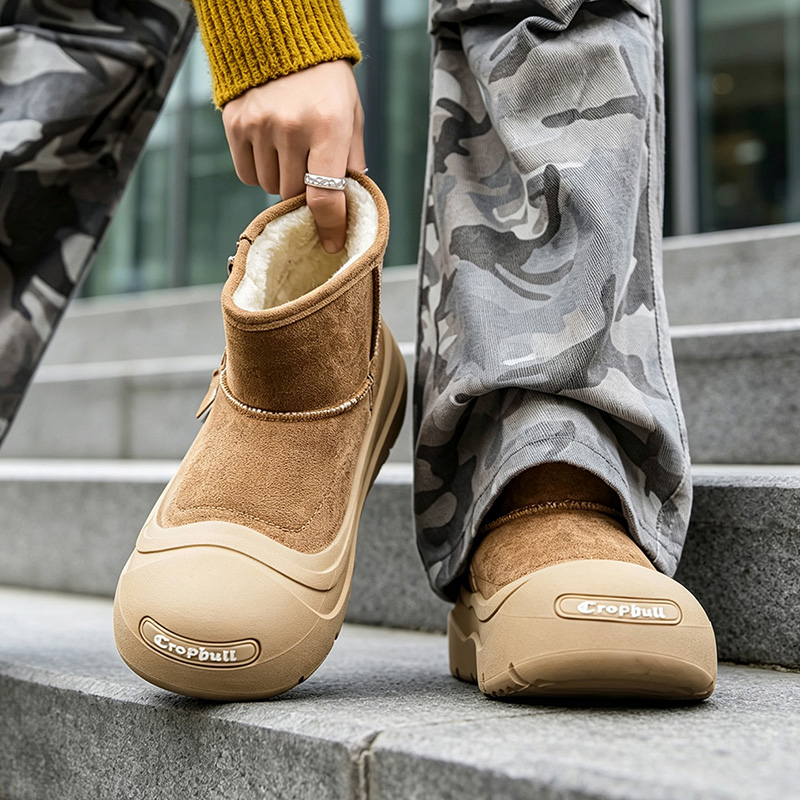 Men's snow boots with warm fle - đánh giá và giá Sewing Fleece